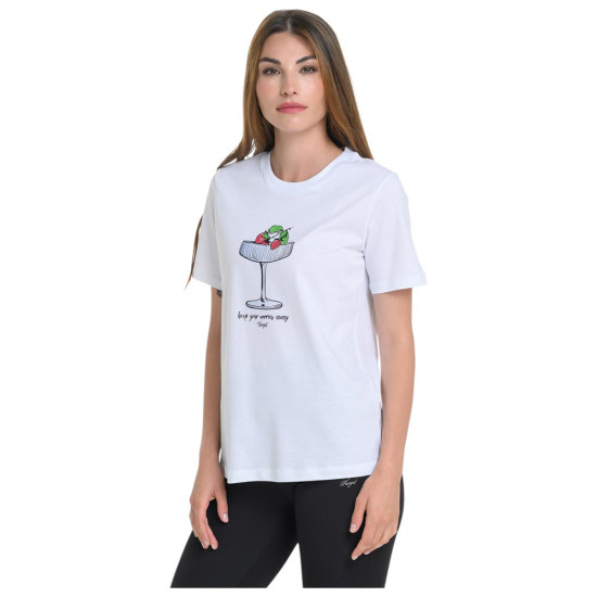 Target Γυναικεία κοντομάνικη μπλούζα Single Jersey ''Coctail'' Target Γυναικεία κοντομάνικη μπλούζα Single Jersey ''Coctail''